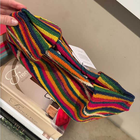 NWT | Sensi Studio Oversized Striped Clutch - Picture 6 of 8